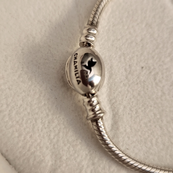 Chamilia Size Small Sterling Silver Bracelet - Picture 1 of 3